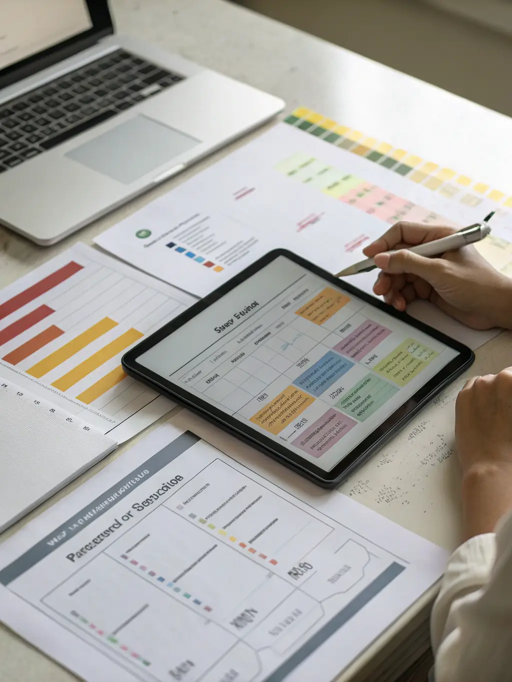 A checklist on a tablet showing key business metrics, representing a business readiness assessment.