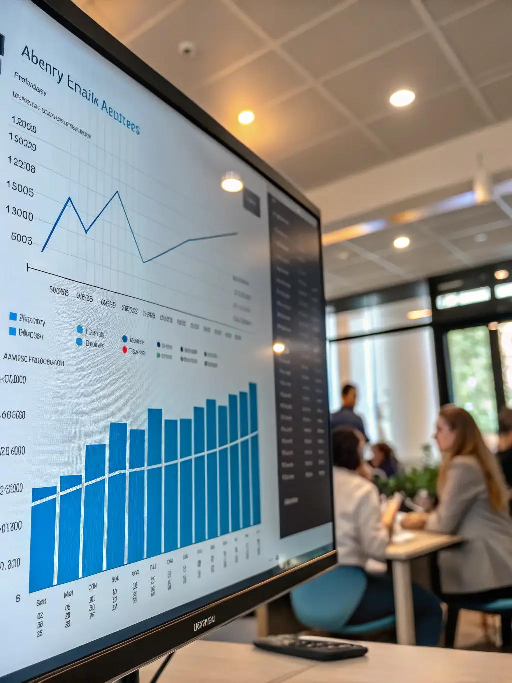 A graph showing valuation accuracy increasing over time, highlighting the precision of NextMerge.ai's AI-driven valuation models.
